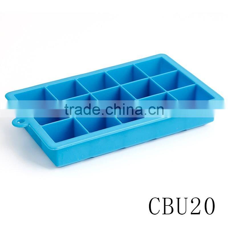 CBU20 Easy release silicone ice cube tray mold with 6 small cell Home ice maker silicone ice cube tray mold