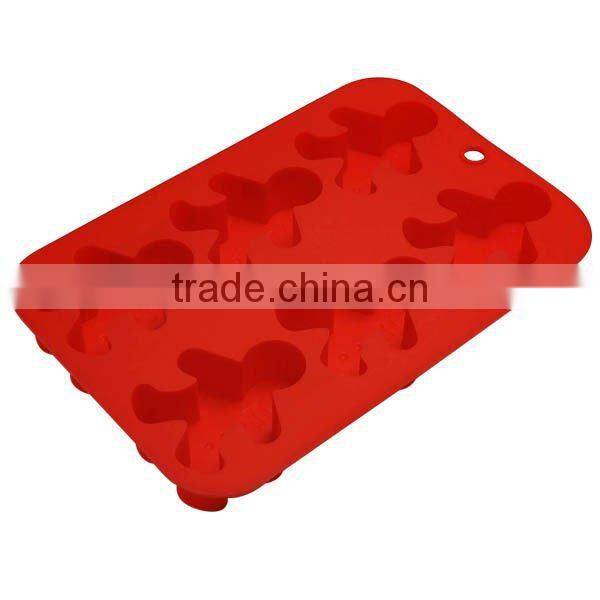 6 cavities pretty body shaped silicone ice cube tray