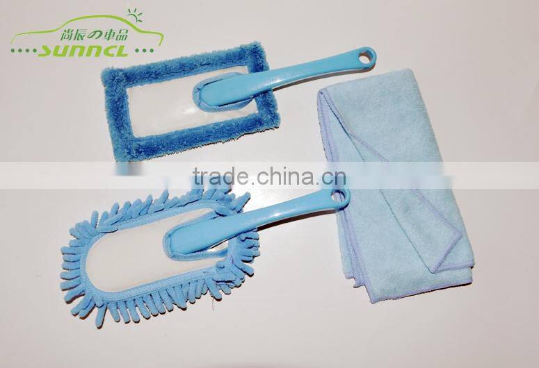 Eco-friendly Car Cleaning Brush with CE, Car Wash Brush of 100% Polyester Chenille