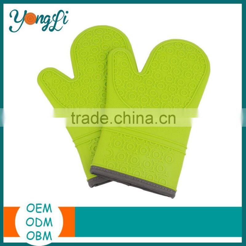 Silicone Oven Mitts - Heat Resistant Cooking Gloves for BBQ