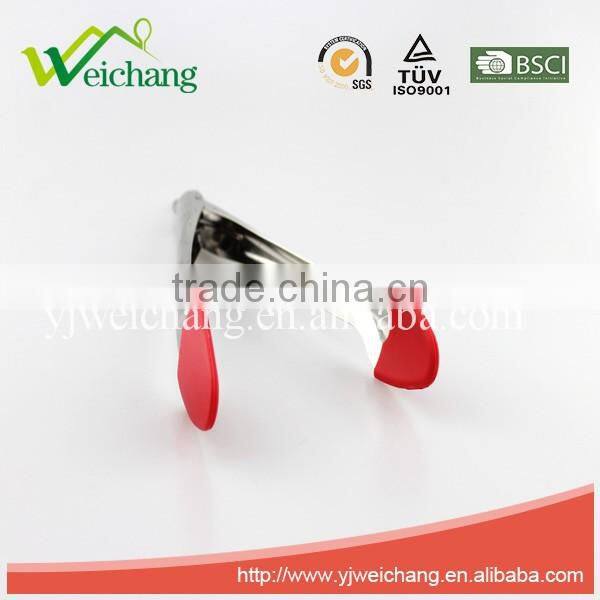WCK003-J Good Quality Food Tong Tot Sale Aibaba Custom Color Slicone Food Tong