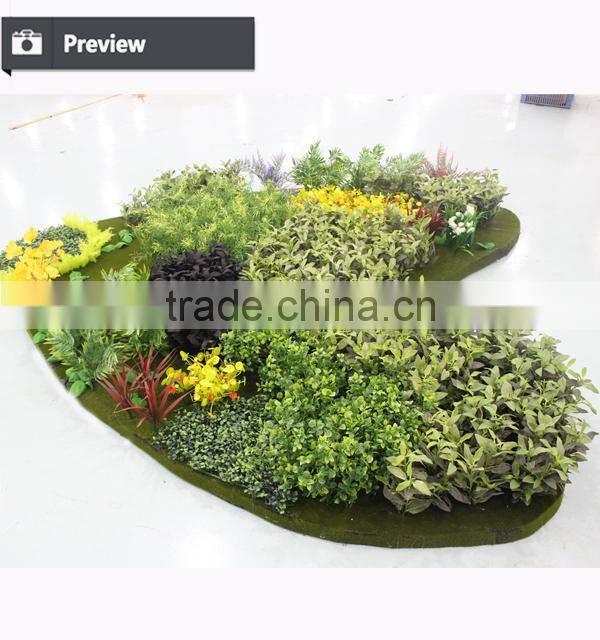 Artificial vertical garden heart shape grass wall artificial wall art decoration