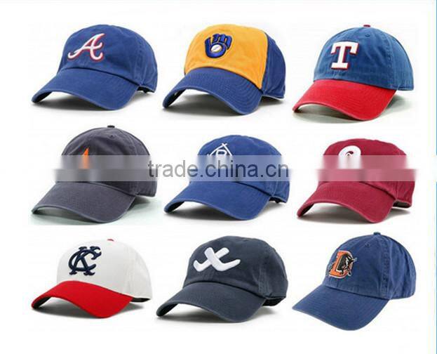 High Quality Dark Blue Cotton Unique Embroidered Baseball Caps