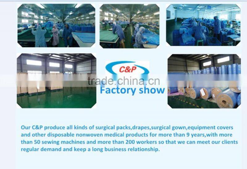 SMS Nonwoven Fenestrated With Adhesive Drape