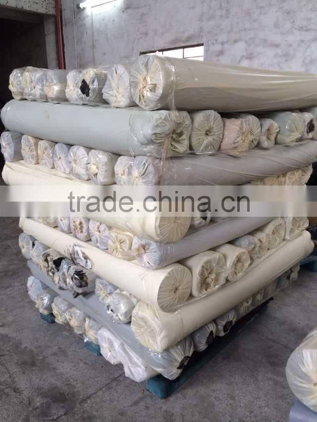 pvc leather, pvc artificial leather stocklot for bag, pvc synthetic leather stocklot