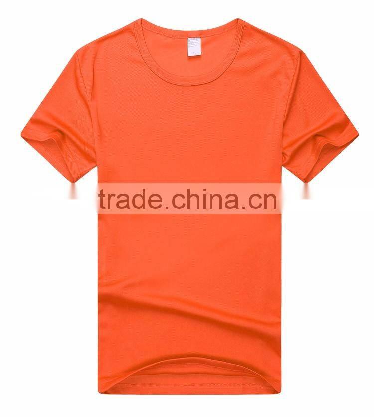 Factory price round neck cheap plain dyed cotton fitted t-shirts