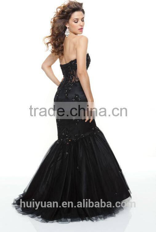 sexy red black beaded satin mermaid fairytale evening dresses