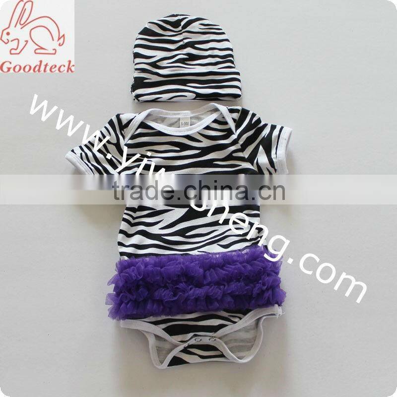 toddler black and white damask cotton baby hat