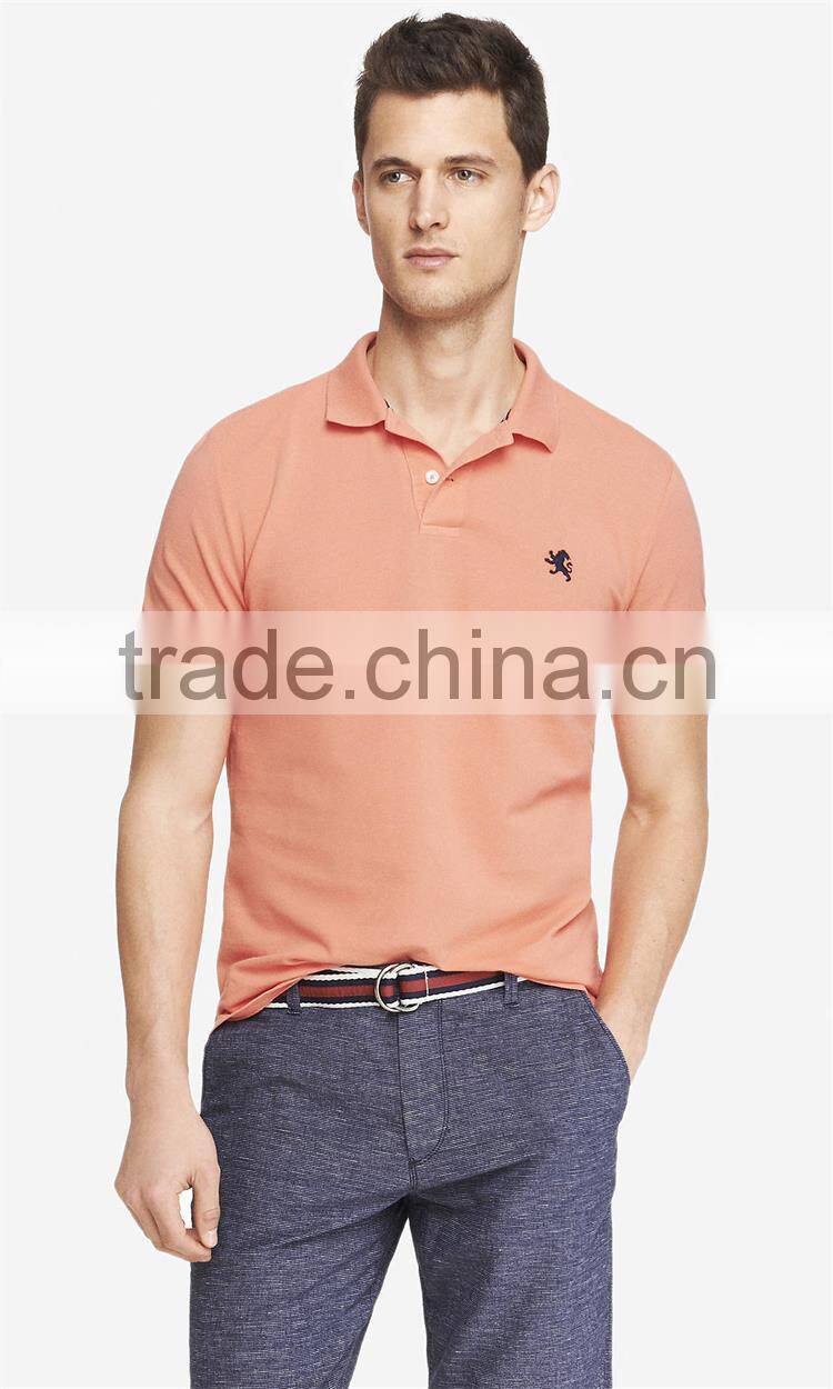2015 collar design mens sports slim fit pique original mens polo t-shirts