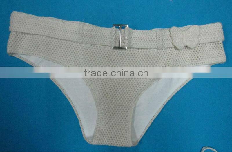 crochet cotton women's bikini panties