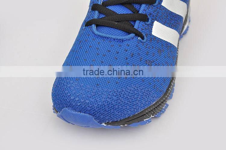 Rubber outsole wholesale fashion blue sneakers shoes 2017 men