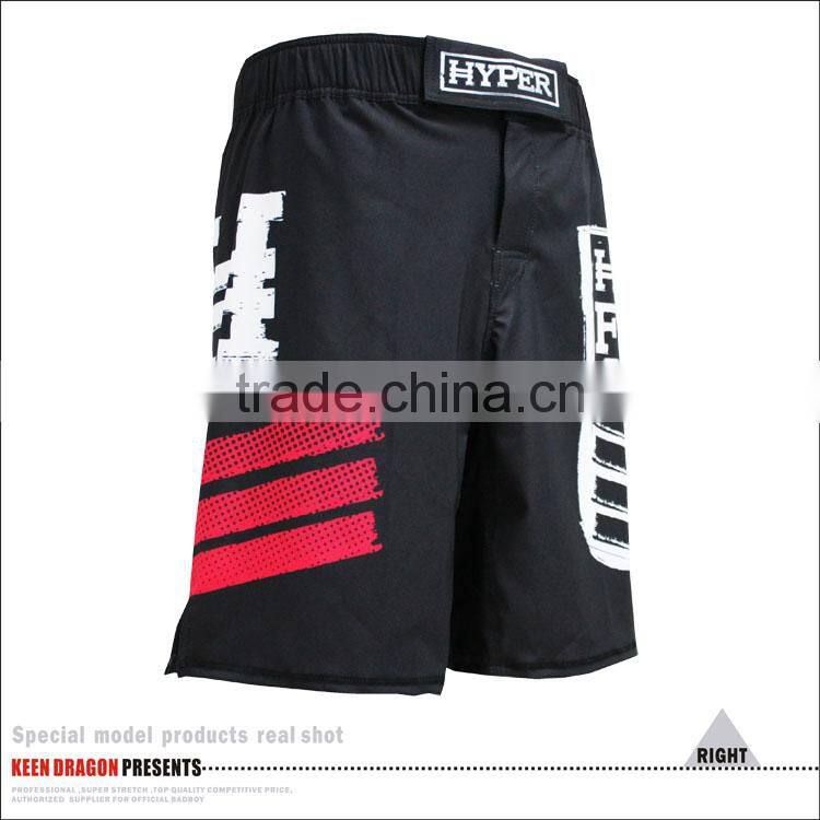 ELASTIC WAIST MMA TRAINING SHORTS FOR BOXING WITH FULL DIGITAL PRINT