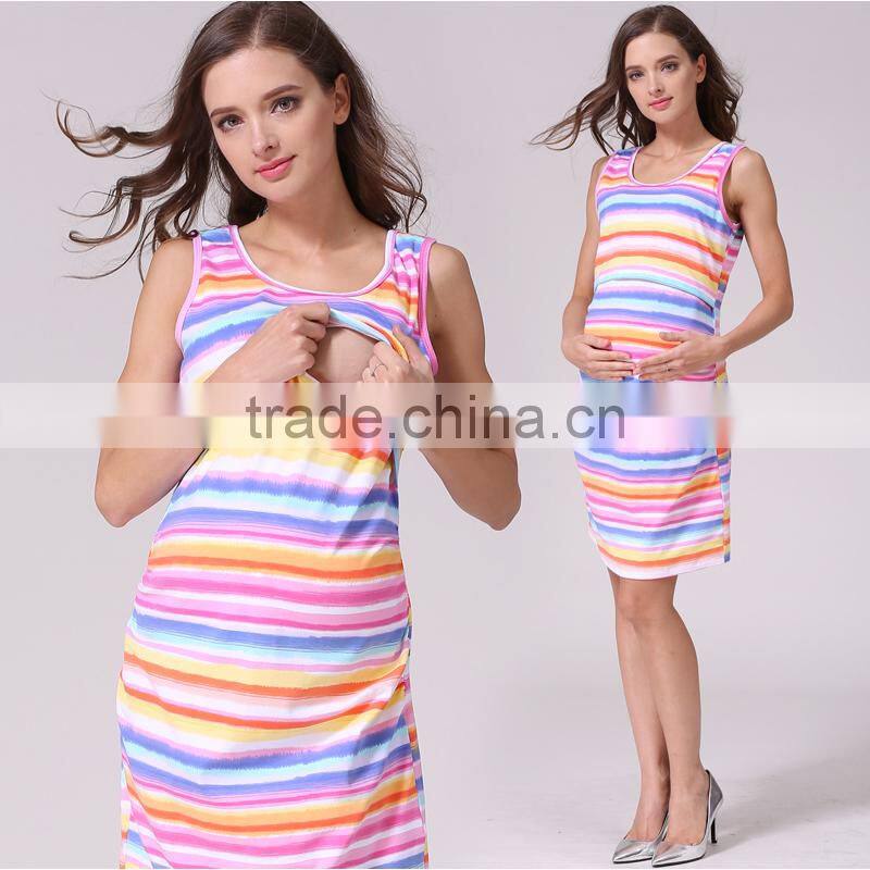 MamaLove Fashion Maternity Clothing Maternity dress Nursing clothes Nursing dresses Breastfeeding Clothes for pregnant women