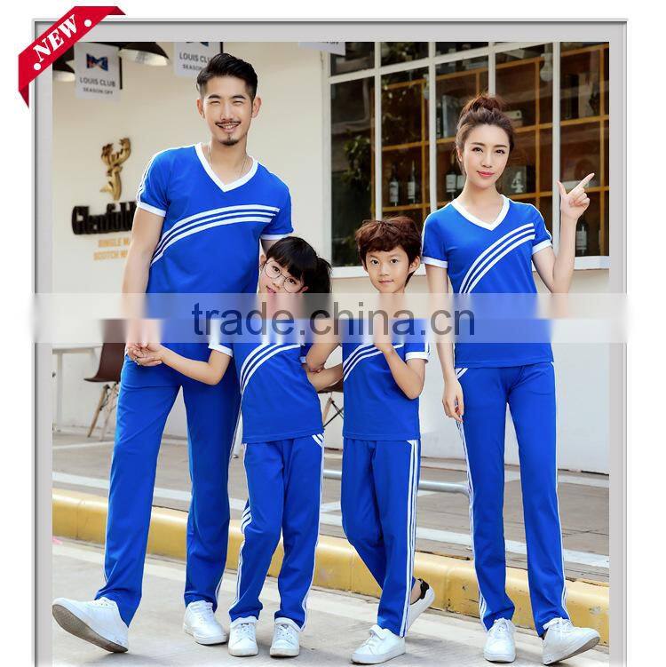 Mother Daughter Father Girl Boy Clothes Family T Shirt Design Matching Clothes Sets sports suit