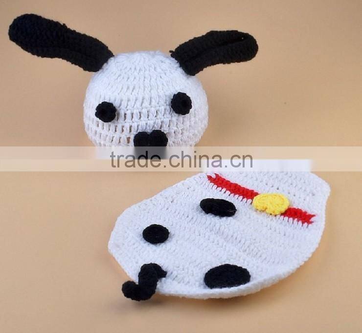 Knitted Animal Hats soft and colourful yarns Handmade baby clothing newborn crochet knit beanie hat set photography prop