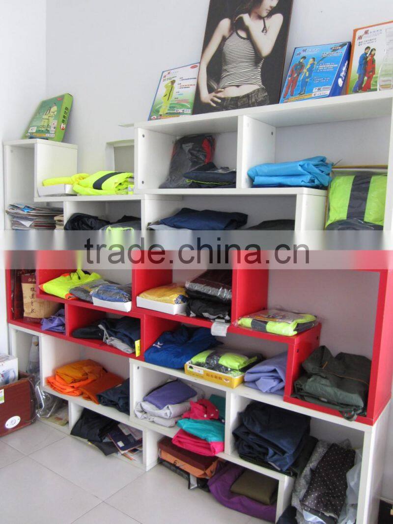 raining day best choice high quality reflective pvc raincoat for motorcycle riders