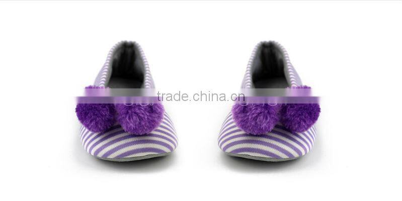 Hard sole indoor slippers