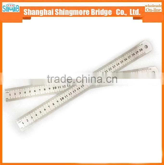 2017 china cheap sales good quality 30cm stainless steel ruler for student