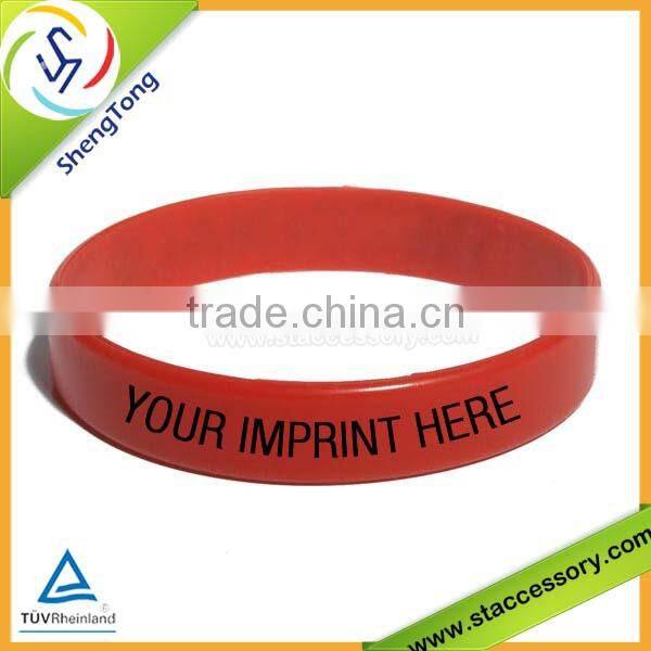 wholesale fashion cheap custom silicone bracelet