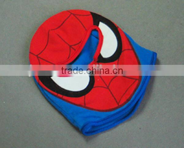 cartoon mask polar fleece face beanie hat