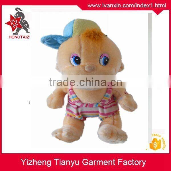 OEM 25cm realistic beautiful baby doll plush girl doll toys