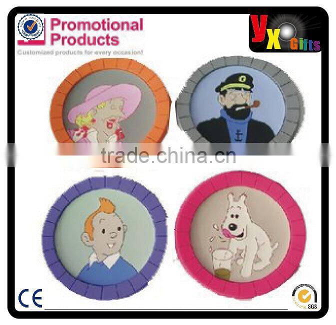 Promotion Gifts----Customized 2D/3D soft pvc coaster, soft cup coaster, soft pvc cup mat, pvc mug pad,debossed logo mug coaster