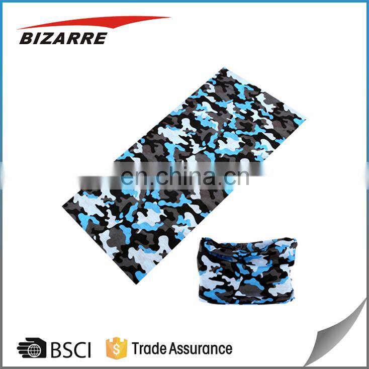 Latest design custom camo printed bandana with high elastic
