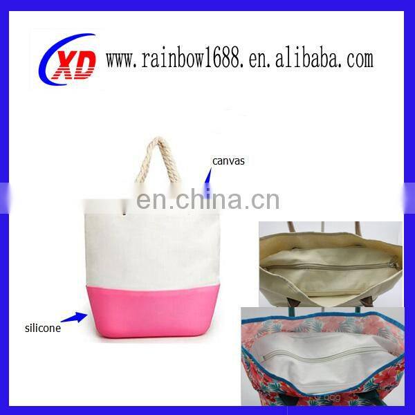 2017colorful silicone beach bag for ladies waterproof silicone bag