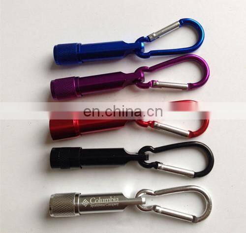 Hot selling top quality Novelty aluminium led carabiner for climbing