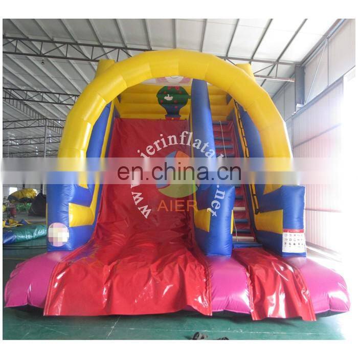 Happy Clown Inflatable Slide with arch