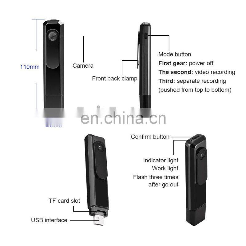 C181 IDV 1080P HD Audio Radio Video Recording Pen Intelligent Digital Voice Recorder with Camera USB Charging