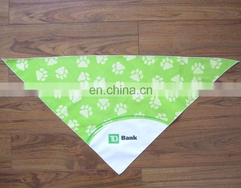 Customize dog bandana with personalized sign