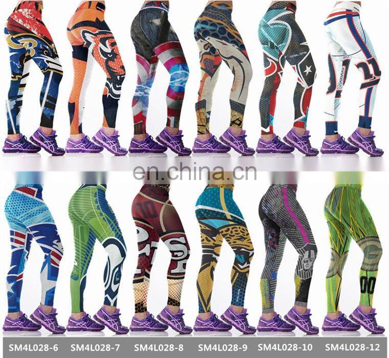 Fashion USA America Flag Women Digital Print Leggings