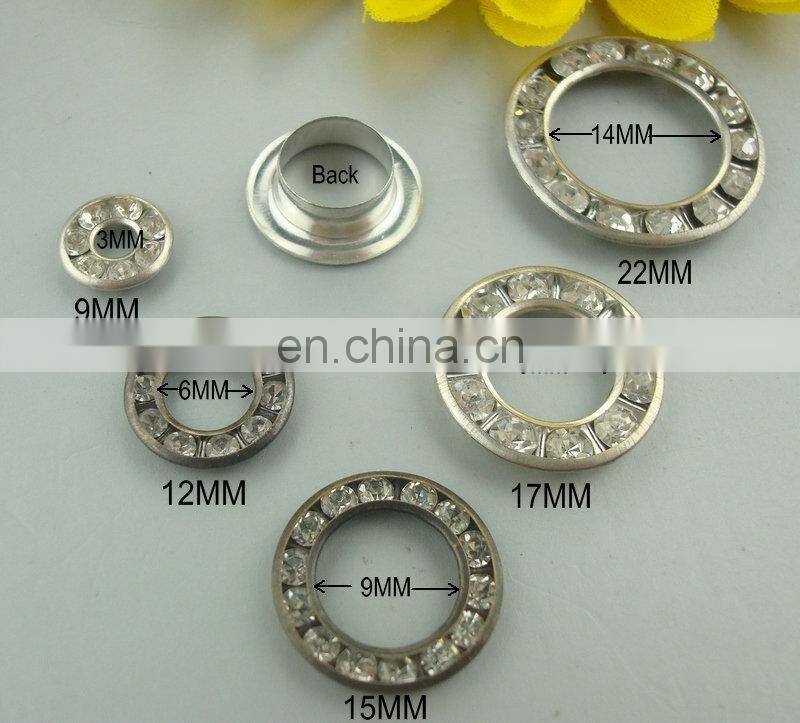 high quality fashion round eyelet for garment shoe