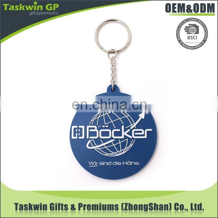 high quality custom shape soft pvc rubber keychain keyring for promotion