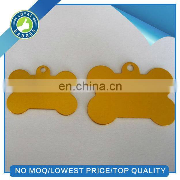 gold plated blank dog tags