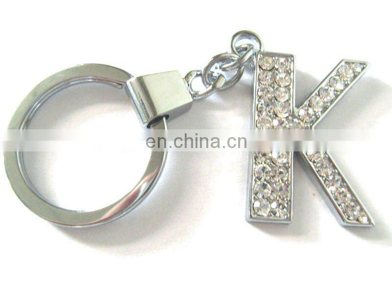 metal flower keychain