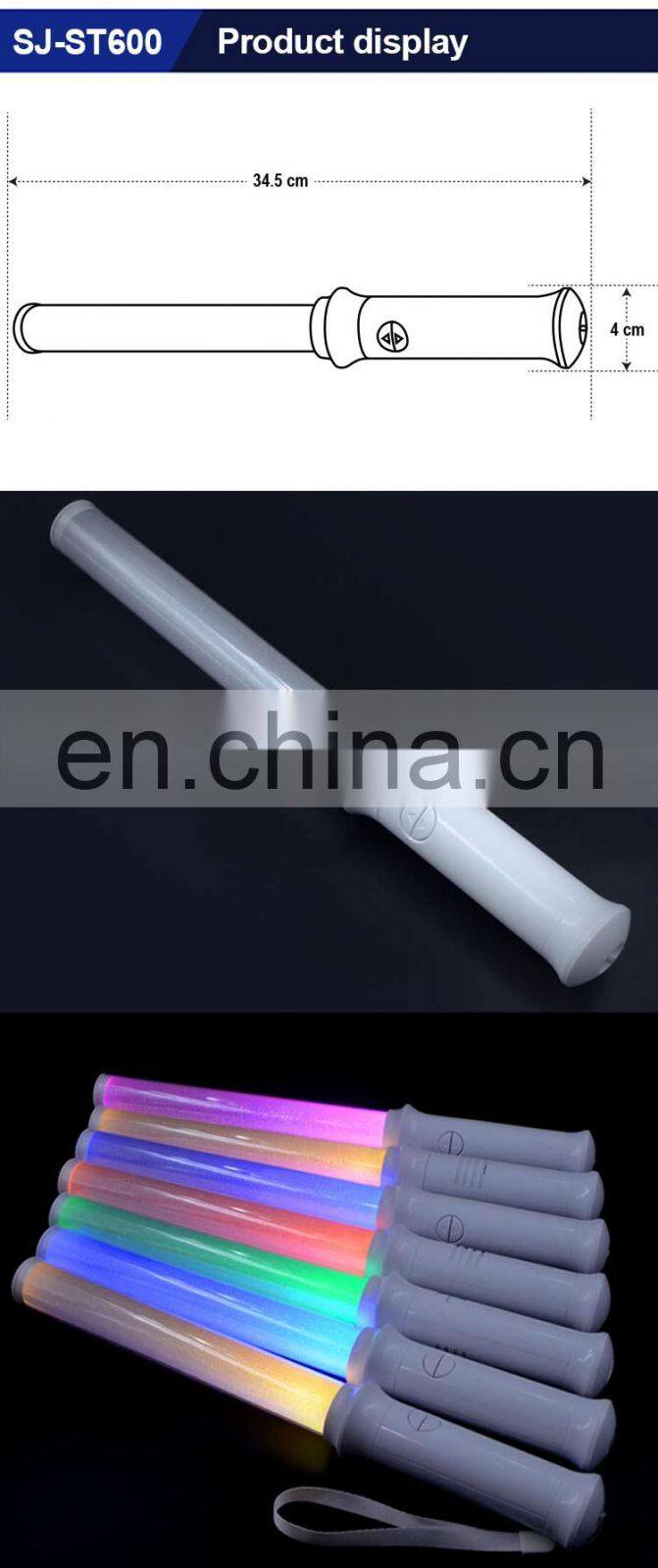 2018 SUNJET New Product Party Supplies Event Joyful Controlled Colorful Led Flashing Light Stick