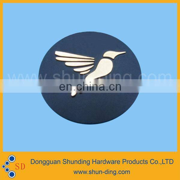 Dongguan profession custom supply black anodized alumium nameplate
