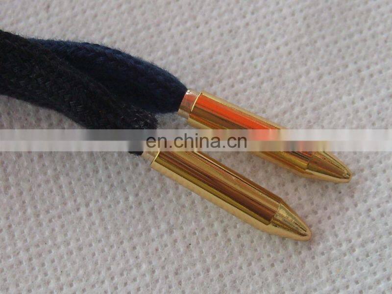 Gold bullet shape metal quick release clips men shoe clips
