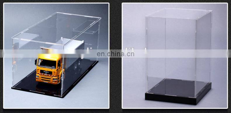 Dismountable acrylic model display box with saving freight
