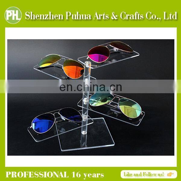 Acrylic Wall Mount Poster Holder, Eyeglasses Storage Jewelry Box, Display Showcase For Eye Glasses Shop