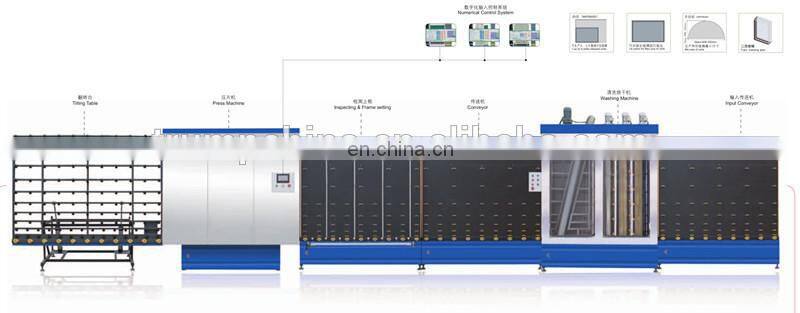 Jinan Insulating glass making machine /glass tempering machine