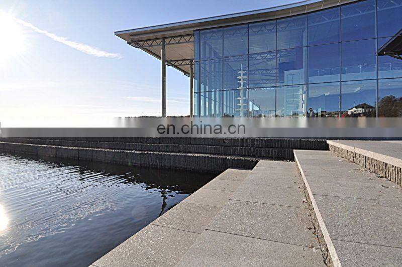 high quality clear ultra clear tinted 10mm thick toughened glass for facade or curtain wall 10mm toughened glass with good price