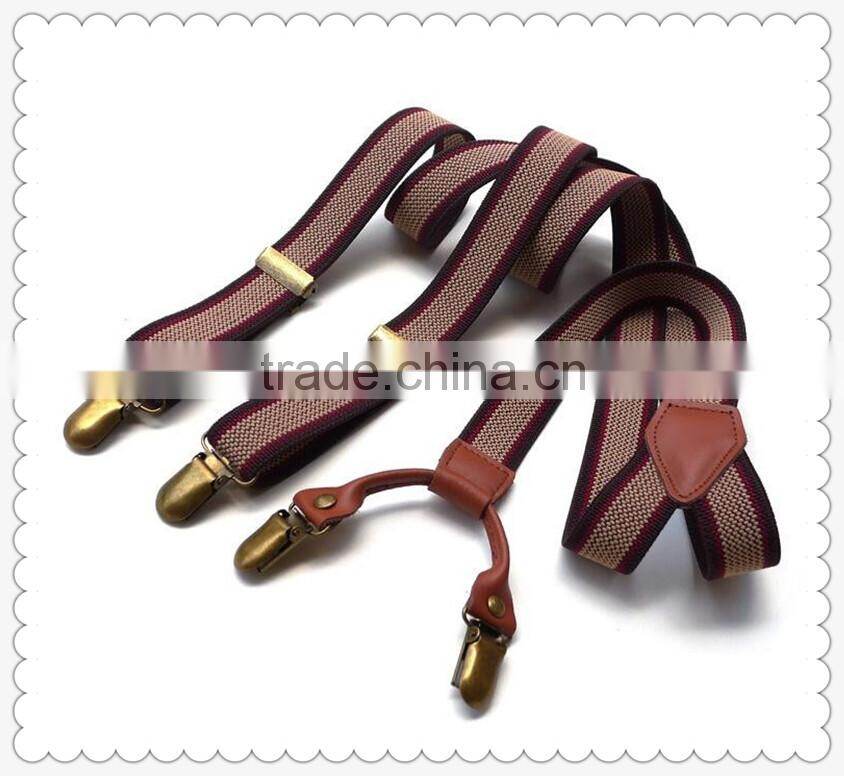 lady /men good dress fashion clip suspenders