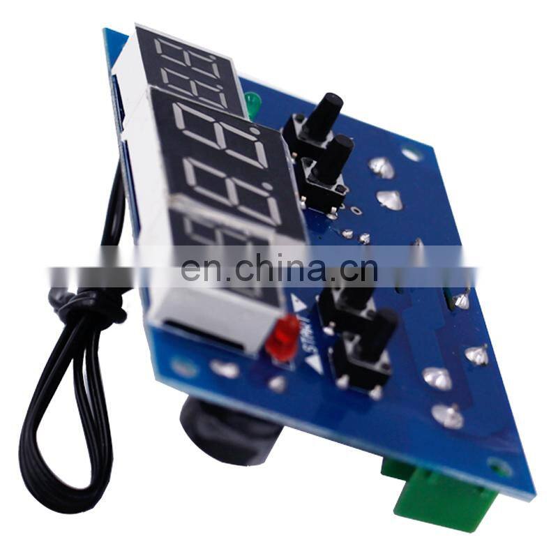 W1401 DC12V digital display thermostat Intelligent temperature controller module thermometer control With NTC sensor led 33% off