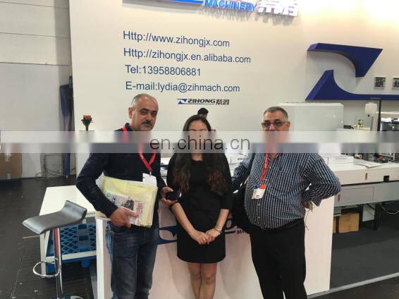 Automatic folder gluer machine for different paper boxes making folding