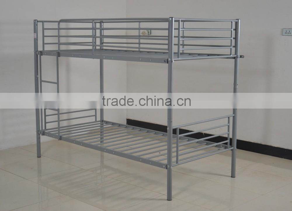 High quality school military metal bed frame separetable steel bunk bed