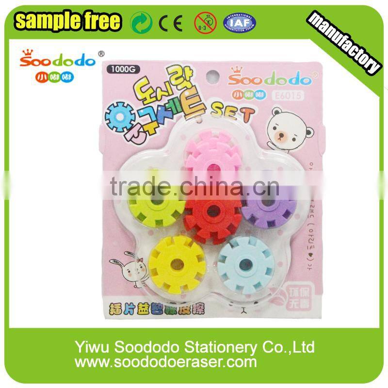 3D Cute Mushroom Erasers