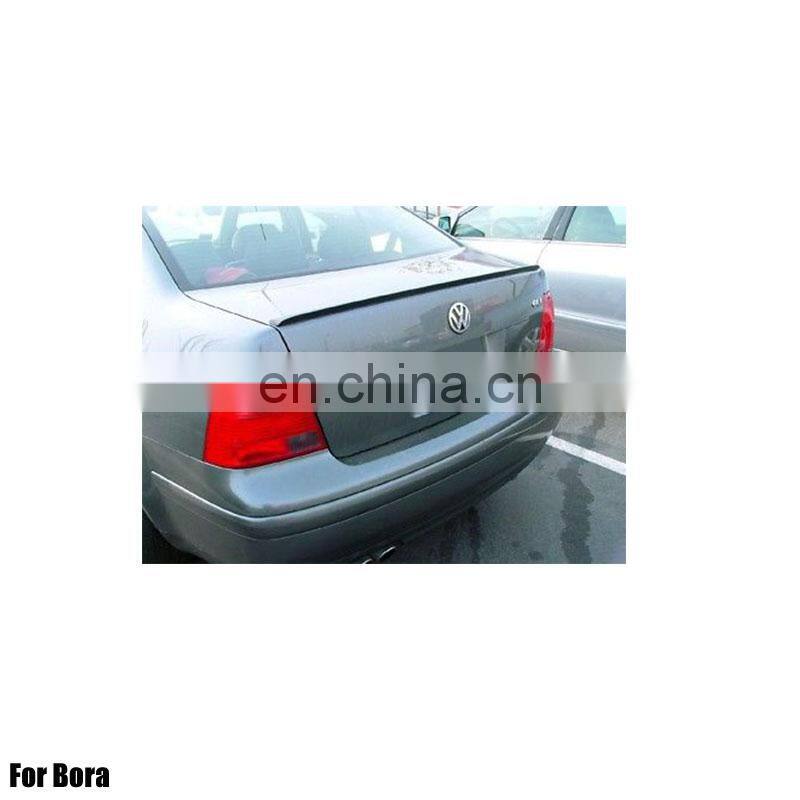 Car ABS Primer Painted Spoiler Lip Wing Wiper Styling Spoiler Side Skirt For BORA 2010-2015Rear Spoiler
